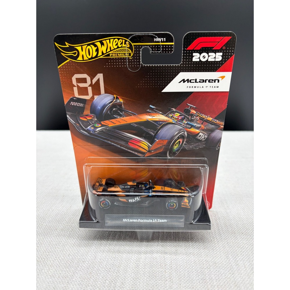 Hot Wheels Premium McLaren Formula 1 Team #81 Oscar Piastri 2025 F1 HRV11
